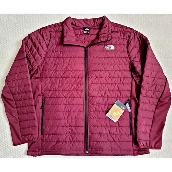 NWT The North Face Canyonlands Hybrid Alpine Plum Slim Fit Puffer Jacket XXL - Picture 4 of 11